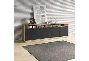 Dressoir Asmund - 4-deurs - Wotan Eiken