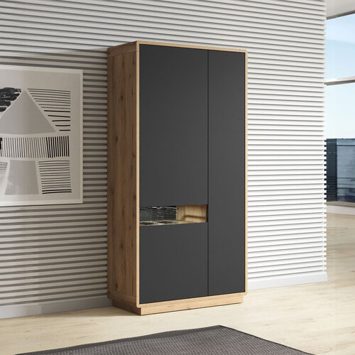 Opbergkast Asmund - 3-deurs - Wotan Eiken