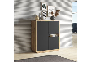 Dressoir Asmund - 3-deurs verhoogd - Wotan Eiken