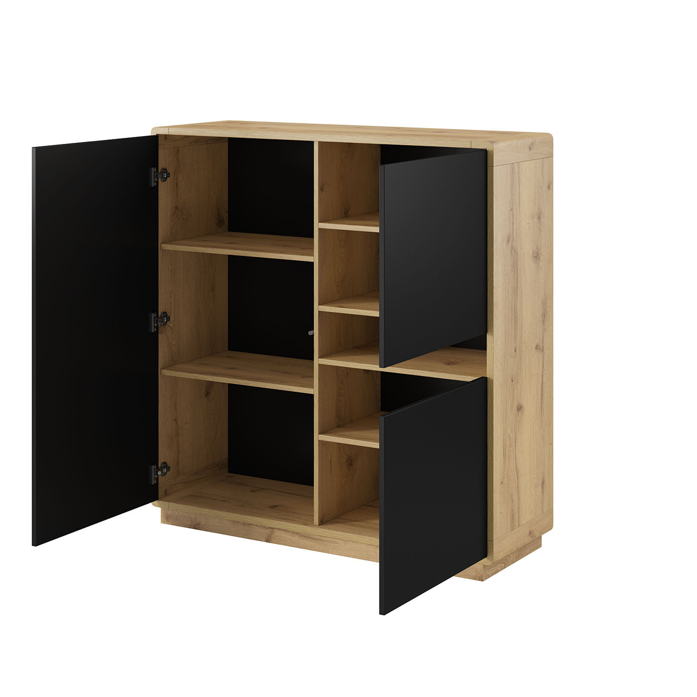 Dressoir Asmund - 3-deurs verhoogd - Wotan Eiken