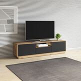 TV-meubel Asmund - 2-deurs incl. lade - Wotan Eiken