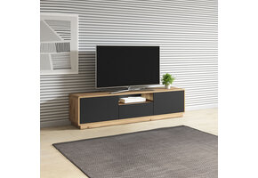 TV-meubel Asmund - 2-deurs incl. lade - Wotan Eiken