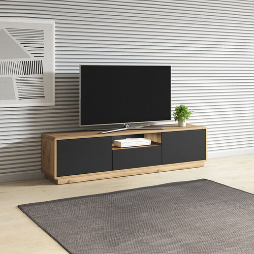 TV-meubel Asmund - 2-deurs incl. lade - Wotan Eiken