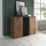 Dressoir Bern - 2-deurs incl. 4 lades - Walnoot