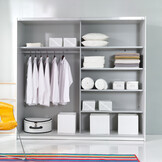 Kledingkast Bern - 2-deurs incl. spiegel - Wit