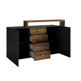 Dressoir Bologna - Vuren / Antraciet