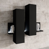 Wandkast Bologna - Zwart