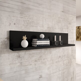 Wandplank Bologna - Zwart
