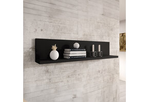 Wandplank Bologna - Zwart