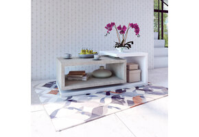 Salontafel Bologna - Grijs / Wit