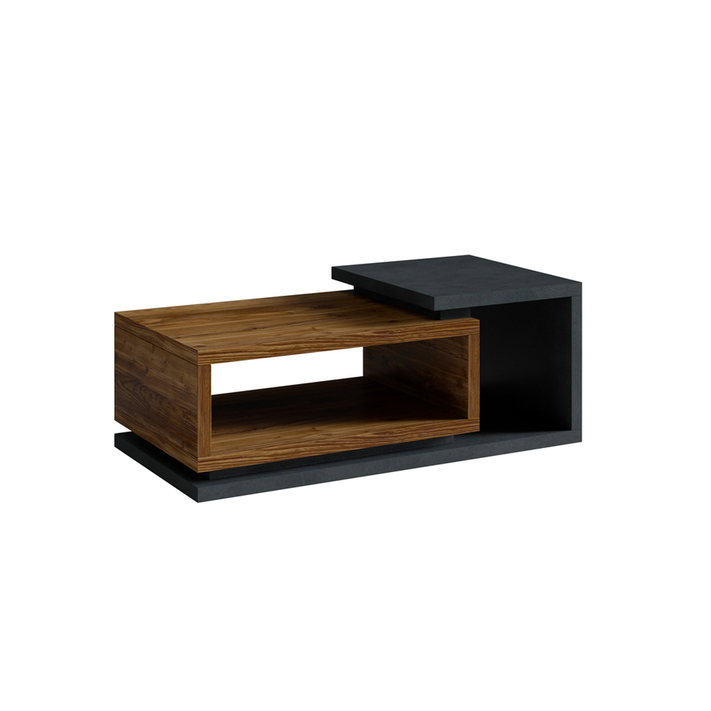 Salontafel Bologna - Vuren / Antraciet