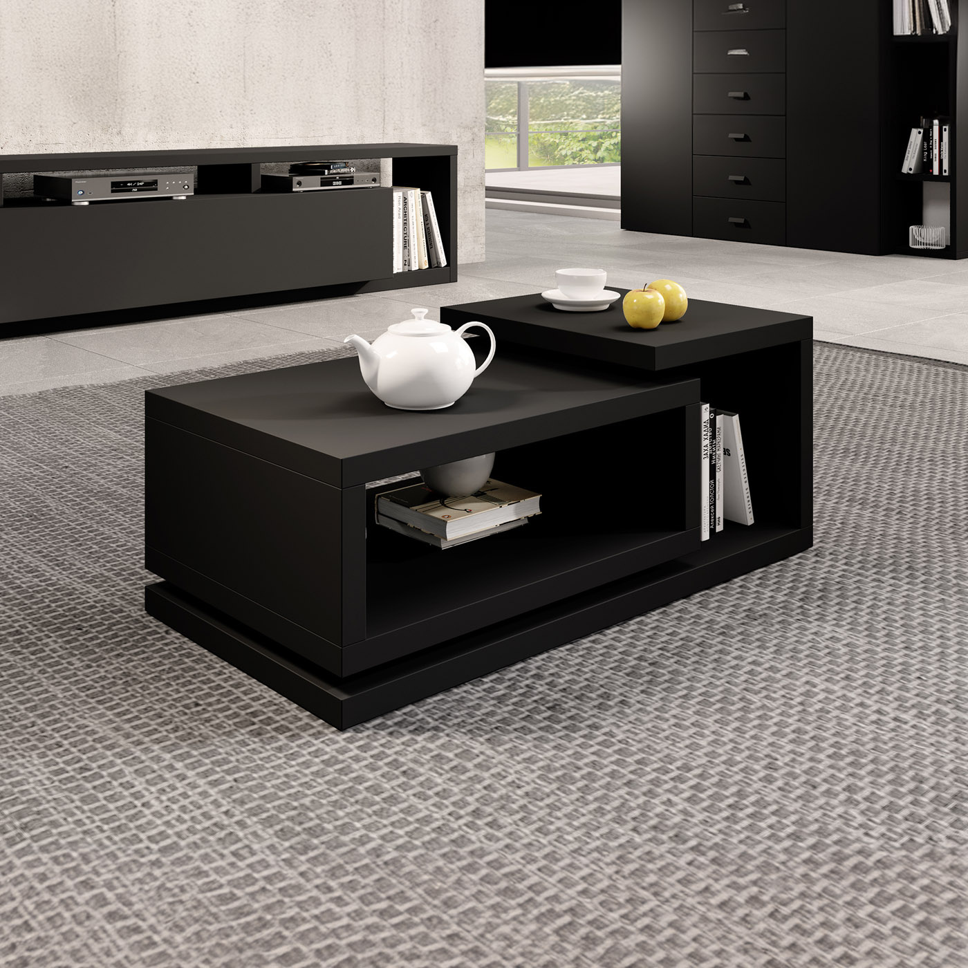 Salontafel Bologna - Zwart