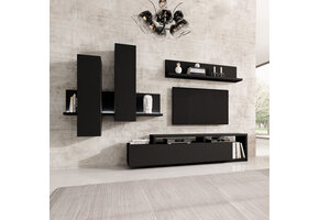 Wandcombinatie Bologna - Zwart