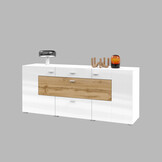 Dressoir Koblenz - Wotan Eiken / Wit
