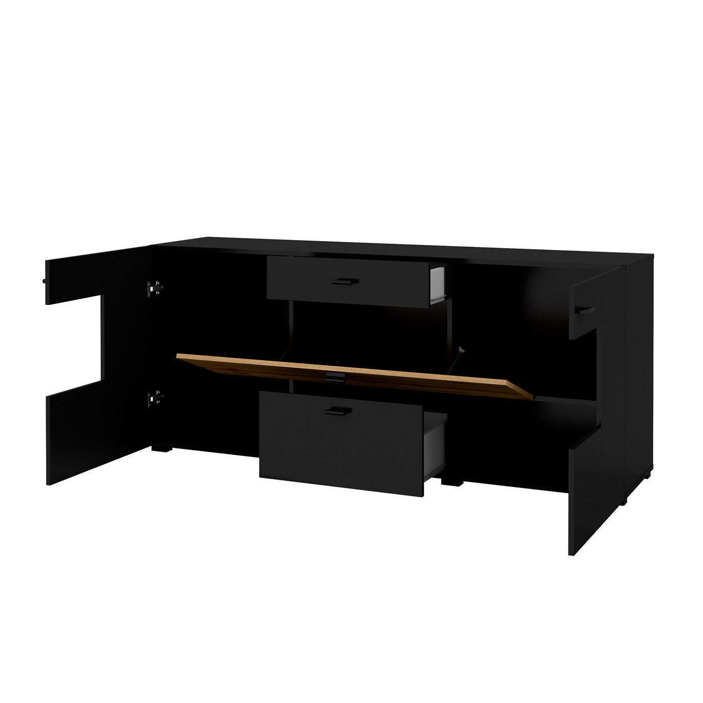 Dressoir Koblenz - Wotan Eiken / Zwart