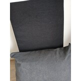 2dekans U-bank Kos | 2 Kleurig - Antraciet met zwarte leuningen | Slaapbank met opbergruimte -  Niet in originele verpakking - Kans op schade