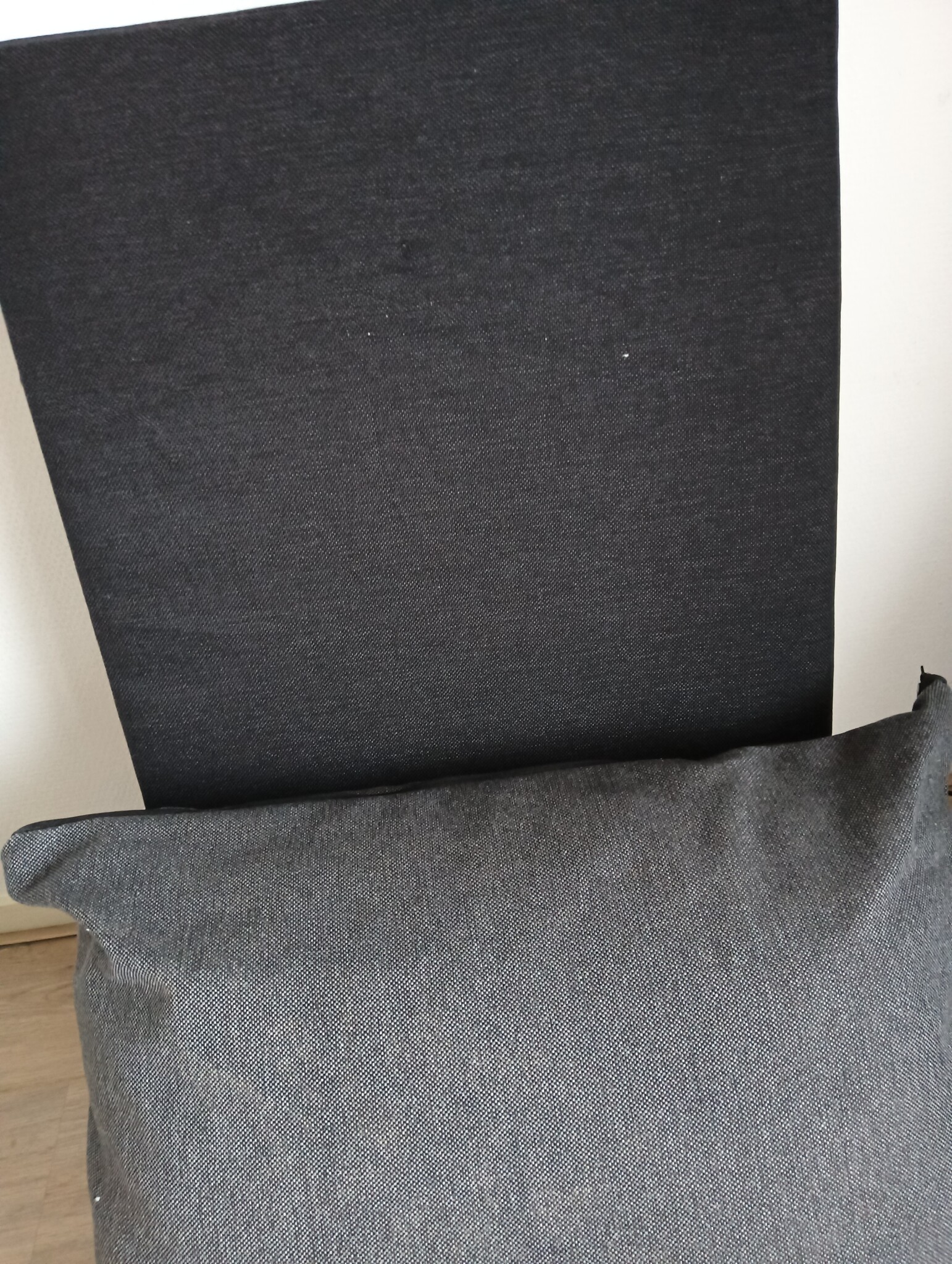 2dekans U-bank Kos | 2 Kleurig - Antraciet met zwarte leuningen | Slaapbank met opbergruimte -  Niet in originele verpakking - Kans op schade