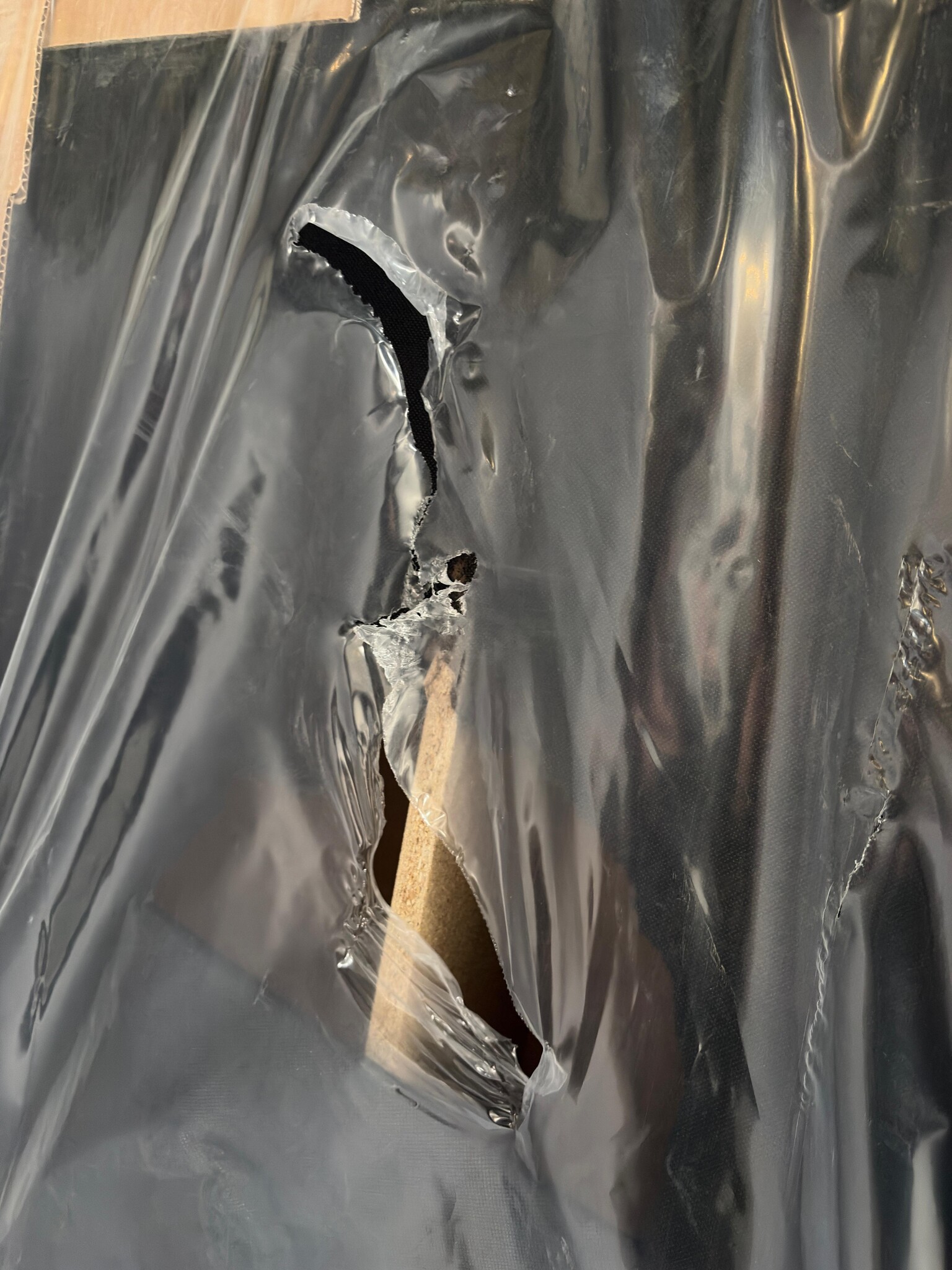 2dekans Vaste Boxspring Box Zonder Matras 70 x 200 Zwart - (Schade Achterkant)