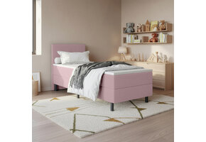 OP=OP Kinder boxspring Basic 90 x 200 Roze