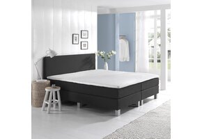 2dekans Vaste boxspring Basic - 160 x 200 Antraciet - Niet in originele verpakking, kans op schade