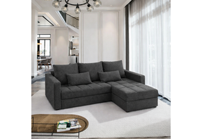 Hoekbank Kos - Universeel - Slaapbank met opbergruimte