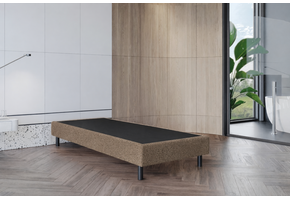 OP=OP Vaste Box Zonder Matras - 90 x 210 Teddy Beige