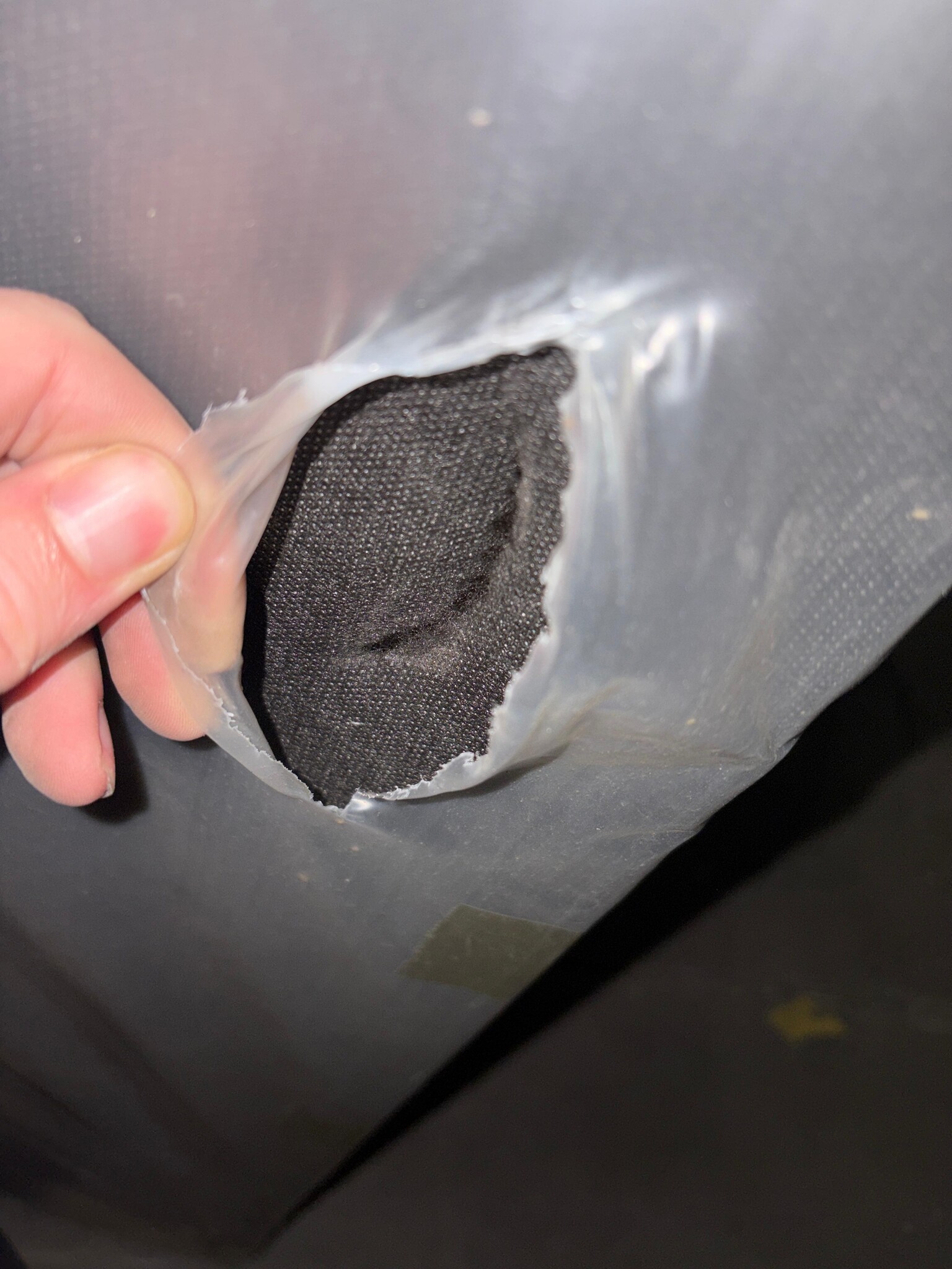 2dekans Hoofdbord Basic Zwart 180 x 100  - (Stofschade Achterkant)