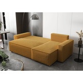 2dekans Slaapbank met opbergruimte Pom Blauw | Hoekbank - Universeel - Stofschade zijkant doek - Niet in originele verpakking