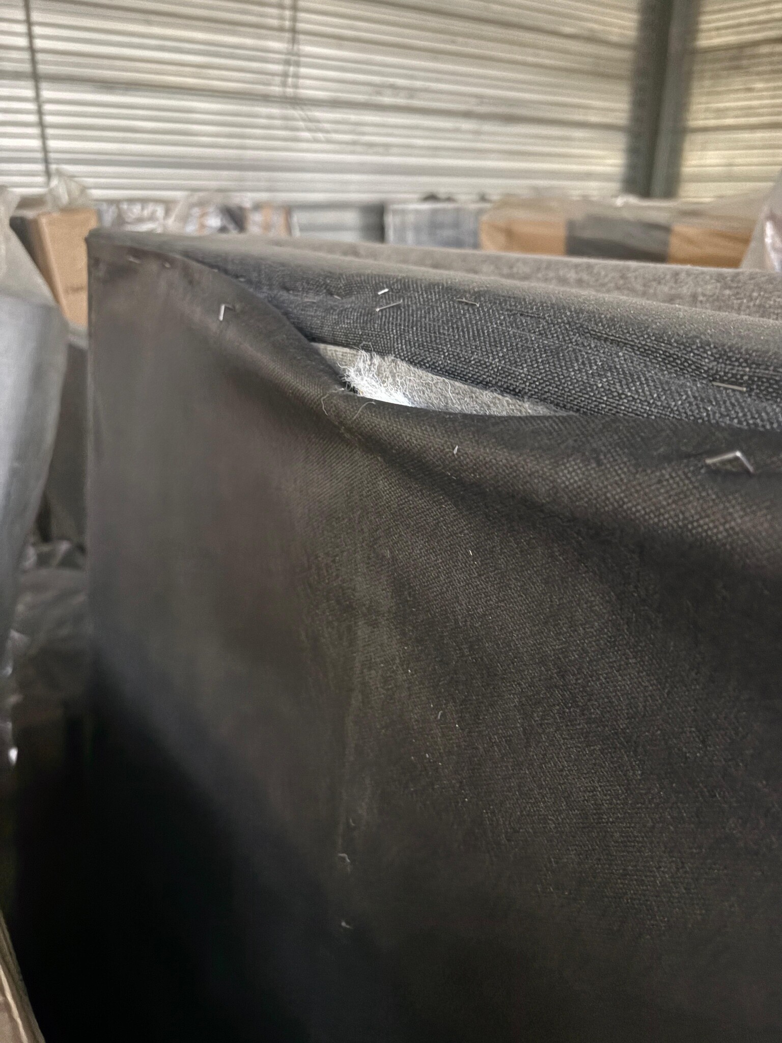 2dekans Harde Box Zonder Matras 90 x 200 Antraciet - (Schade + Niet in originele verpakking dus kans op stofschade)