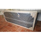 2dekans Vaste Boxspring  Box Zonder Matras - 90 x 220 Beige - Verhoogde 30 cm Box  (Stofschade - Niet in originele verpakking - Kans op schade)