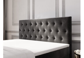 2dekans Hoofdbord Andy Zwart 200 x 120 (Niet in originele verpakking  - Kans op schade)