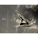 2dekans Hoofdbord Basic Antraciet 160 x 100 - Niet in originele verpakking - Achterkant stofschade