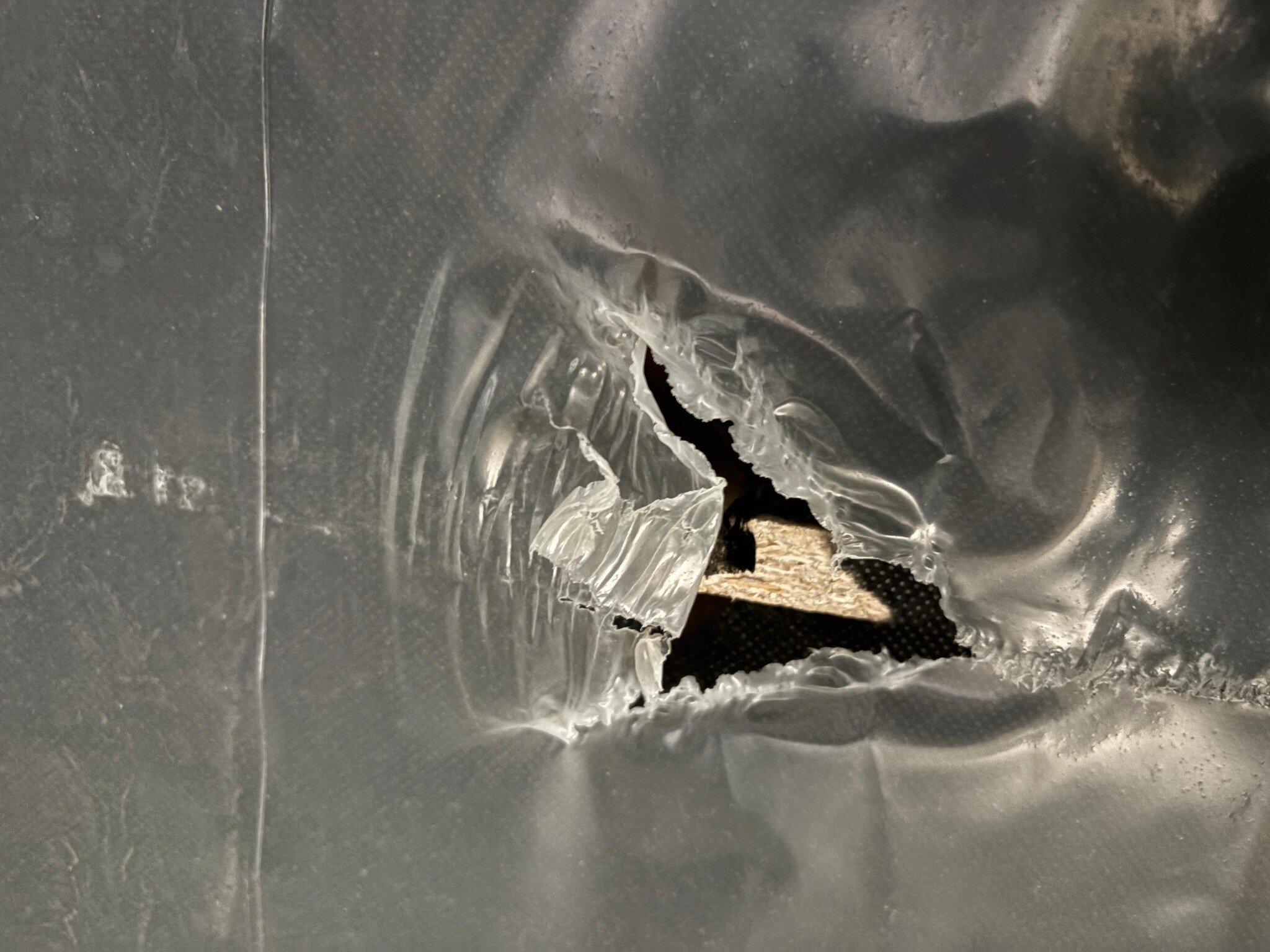 2dekans Hoofdbord Basic Antraciet 160 x 100 - Niet in originele verpakking - Achterkant stofschade