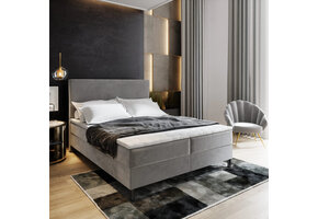 2dekans Opberg Boxspring Basic | 160 x 200 Antraciet - (Niet in originele verpakking - Kans op schade)