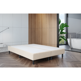 2dekans 30 cm Pocketboxen- Zonder Matras - 120 x 220 Velvet Creme (Stofschade)