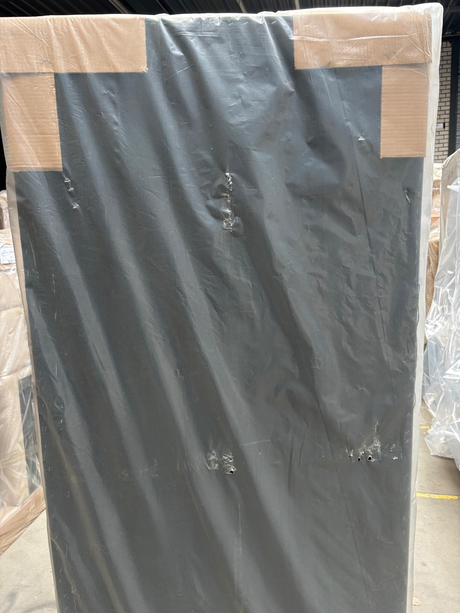 2dekans Vaste Boxspring Box Zonder Matras 90 x 200 Zwart  - (Lichte stofschade onderkant / Niet zichtzijde - Niet in originele verpakking)