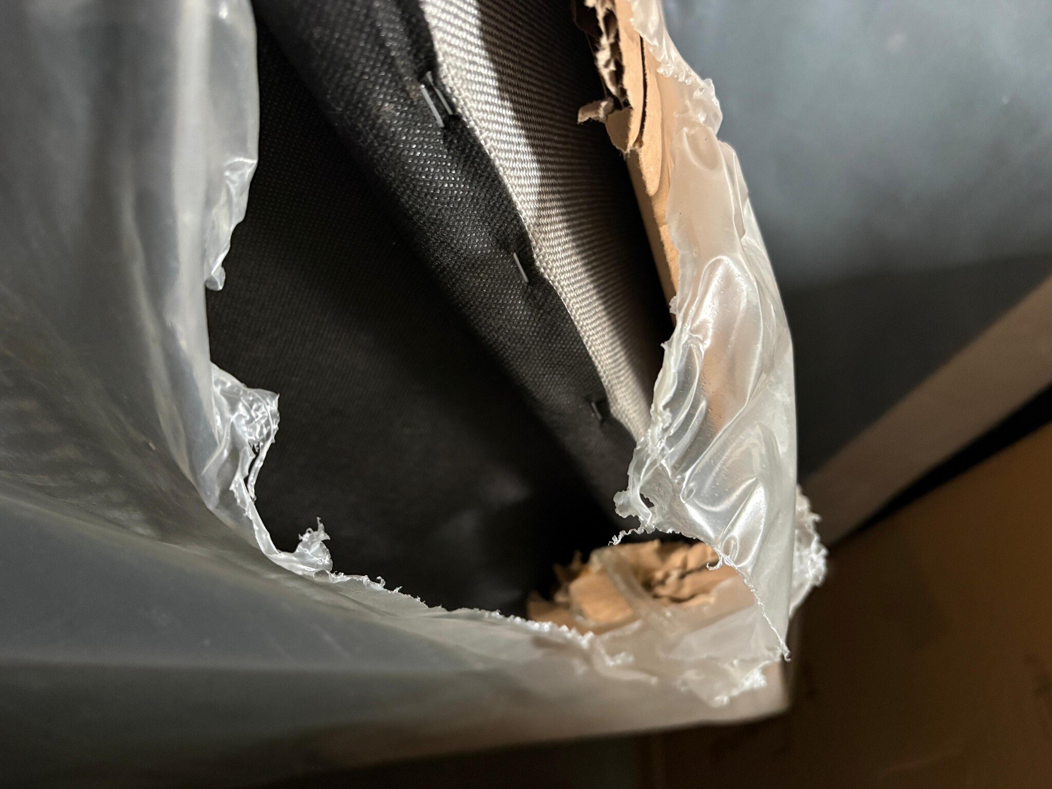 2dekans Vaste Boxspring Box Zonder Matras 80 x 200 Grijs - Achterkant beschadigd + Niet in originele verpakking