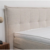 OP=OP Opberg Boxspring Kyano - Antislip -180 x 200 Naturel Beige | Incl Pocketvering