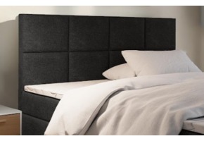 2dekans  Hoofdbord Levi  140 x 130 Velvet Antraciet - Niet in orginele verpakking / kans op schade