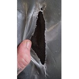 2dekans Vaste Boxspring Box Zonder Matras 70 x 200 Zwart  - (Scheurtje in stofdoek- Niet in originele verpakking)