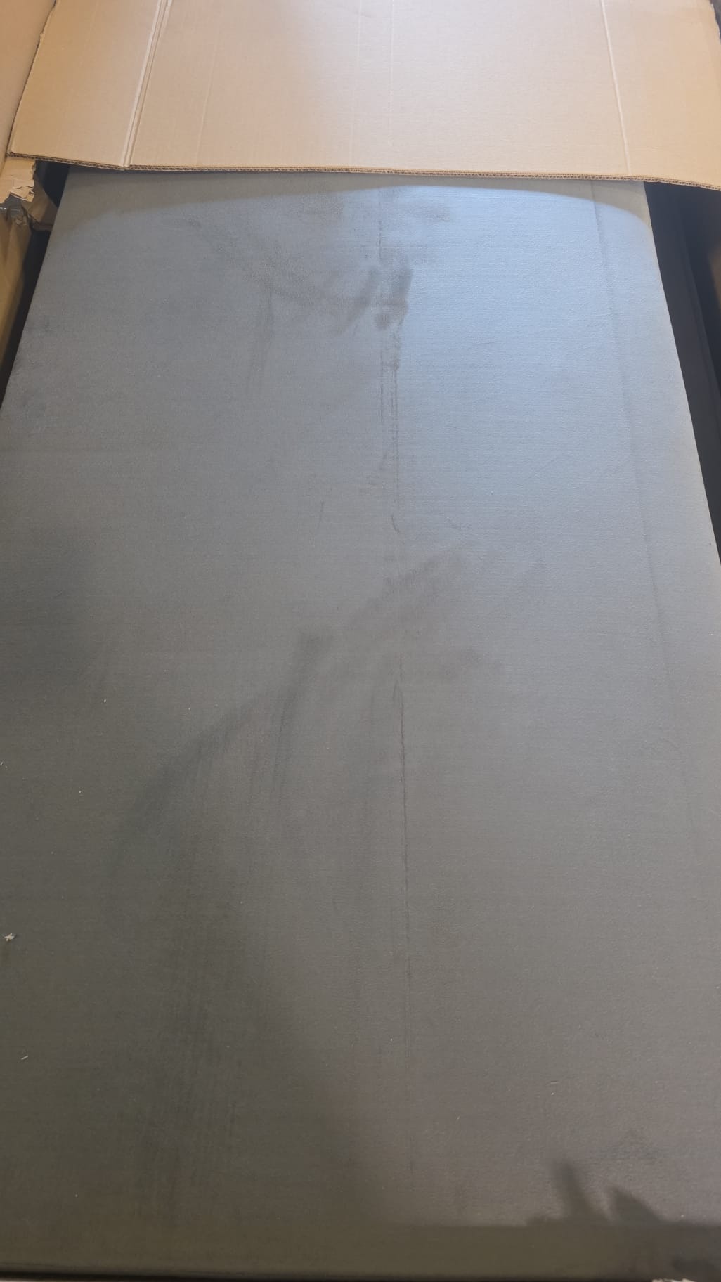 2dekans Slaapbank Karlo - Velvet Antraciet - L-Hoekbank 3-zits met opbergruimte - Universeel | Streep op zitgedeelte (Niet in originele verpakking - Kans op schade)