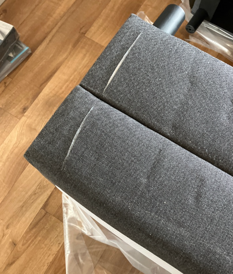 2dekans Elektrische Boxspring Basic | 160 x 200 Antraciet - Met Schade + Niet in originele verpakking