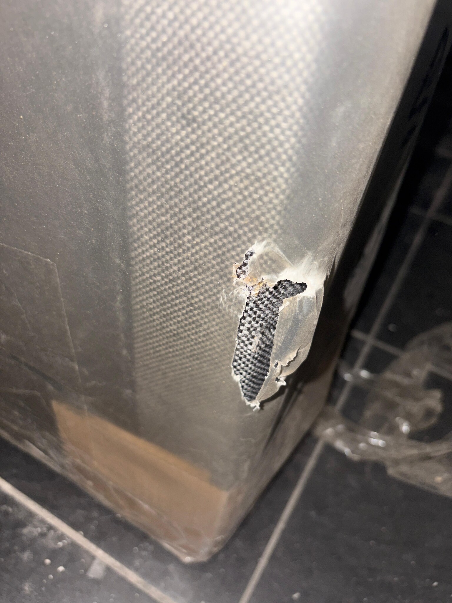 2dekans Vaste Boxspring Box Zonder Matras 90 x 200 Antraciet - (Zijkant stofschade)