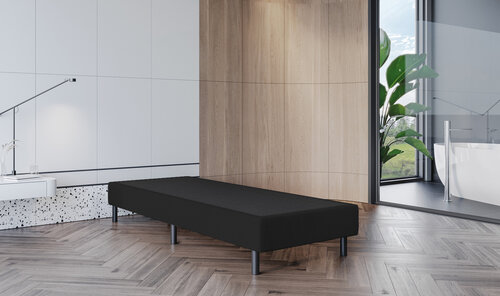 2dekans Harde Box Zonder Matras 70 x 200 zwart - Niet in originele verpakking - Kans op schade