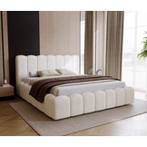 2dekans Opberg Bed Boris 180 x 200 Velvet Taupe - Boutgaten komen niet overeen - Zelf monteren (Niet in originele verpakking)
