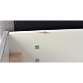 2dekans Opberg Box Links 80 x 200 Beige - incl. Matras (Schade binnenkant - Niet in originele verpakking - Kans op schade)