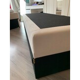 2dekans Opberg Box Rechts 80 x 200 Beige - incl. Matras - Opberghoogte c.a 30 cm (Stofschade hoek - Niet in originele verpakking - Kans op schade)