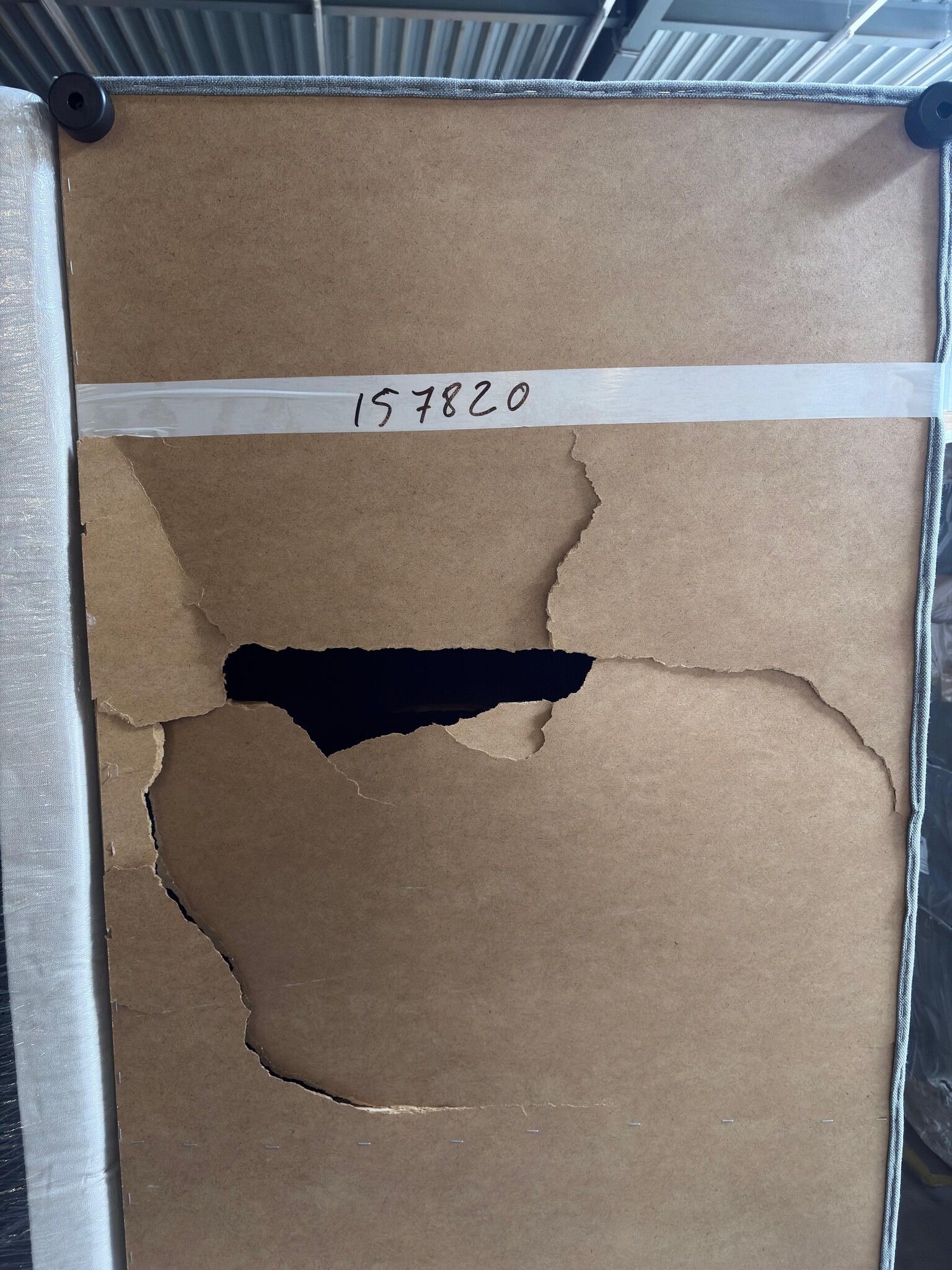 2dekans Opberg Box Rechts | 80 x 200 Grijs - incl. Matras  (Bodemplaat kapot - Niet in originele verpakking - Kans op schade)