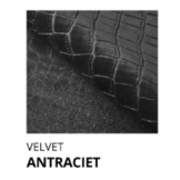 2dekans Opberg Box Links 70 x 200 Croco Antraciet - incl. Matras (Stofschade op hoekje - Niet in originele verpakking - Kans op schade)