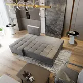 2dekans Hoekbank Rio - Zwart - Universeel - Slaapbank met opbergruimte [Niet in originele verpakking - Kans op schade]